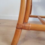 Vintage rattan coffee table