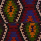 extra Long Vintage Oushak Kilim Rug sku 3759