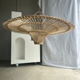 Suspension rattan saucer iron frame D:120 H:60