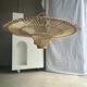 Suspension rattan saucer iron frame D:120 H:60