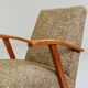 Vintage armchair modern design 1960 multicoloured