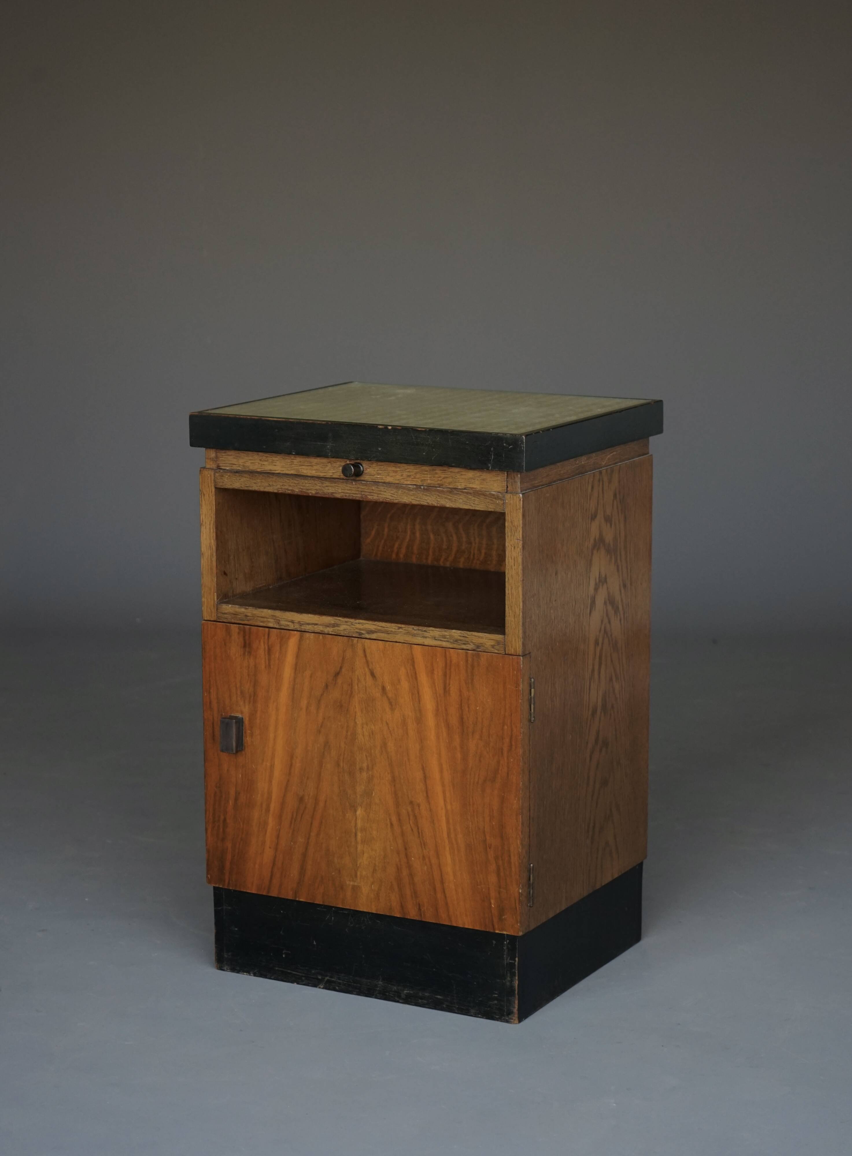 Art Deco or Haagse School Nightstand by H. Pander & zn., 1930s
