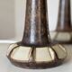 Pair Marianne Starck Stoneware Table Lamps: Michael Andersen Denmark, 1970s