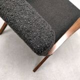 Mid Century Easy Chair Model B - 310 Var in Black Buckle
