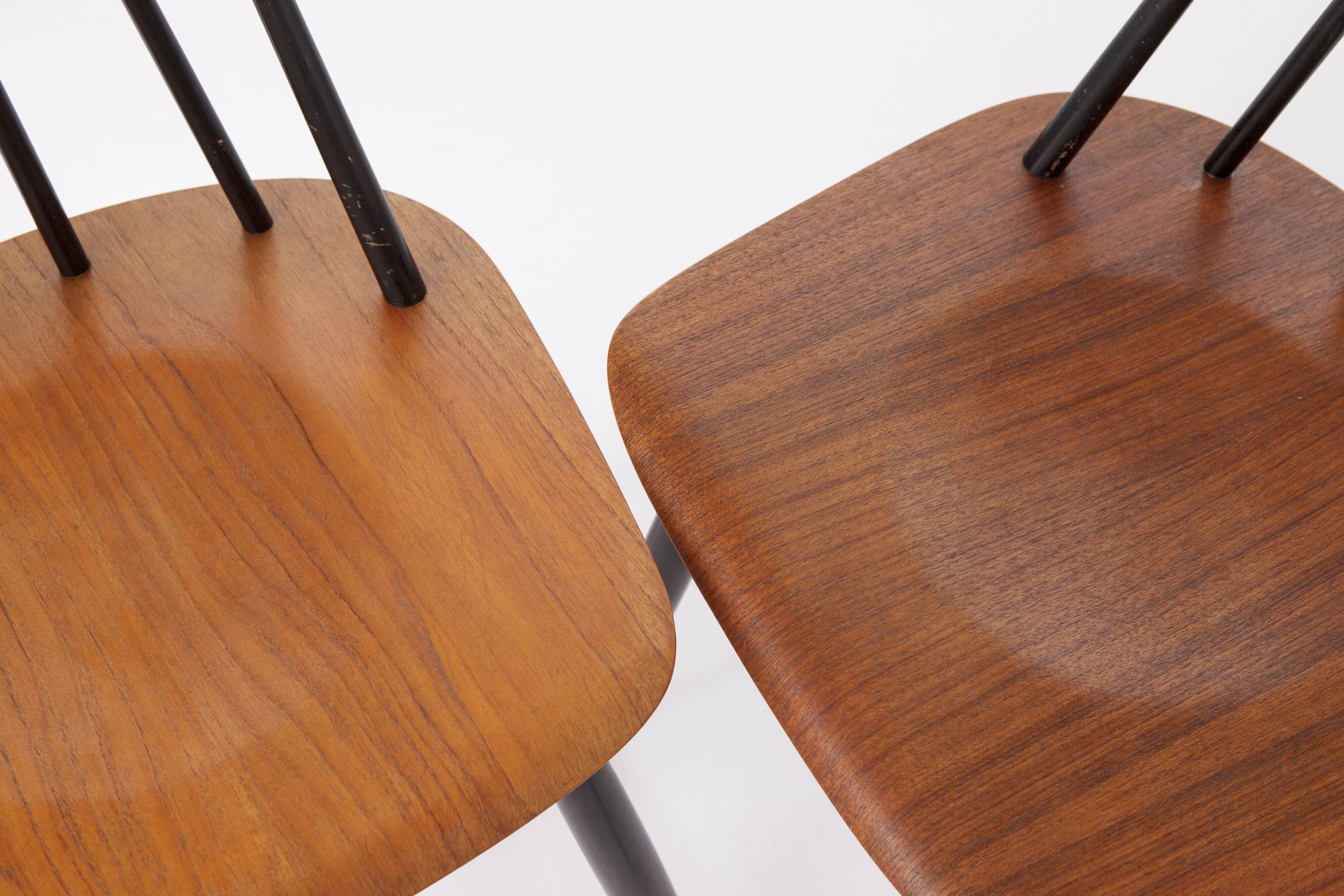 Paire de chaises Fanett d'Ilmari Tapiovaara pour Asko 60/70