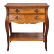 Neo-rustic bedside table in cherry wood
