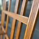 Large clothing rack/bistro mirror coat rack in oak - France 1950