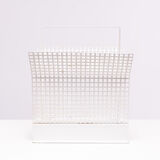 Perforated Metal News Paper Rack, 1960s, France