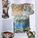 Pair of slipware plant pots in Art Nouveau style