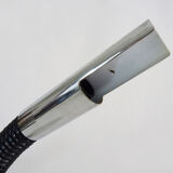 Italian flexible desk lamp Targetti Sankey by E Belinni chrome metal. Year 70