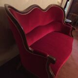 Beautiful baroque red sofa