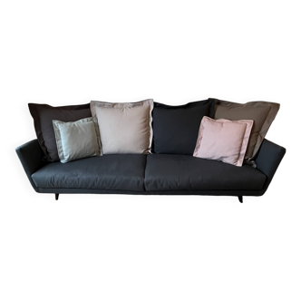 Large Roche Bobos 4-seater fabric sofa