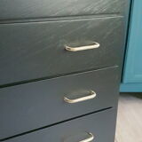 Dresser black compass feet