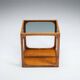 Jacob Brink sidetable in rosewood with smoked glass top