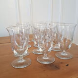 Glass, decanter and pitcher service 33 pieces
