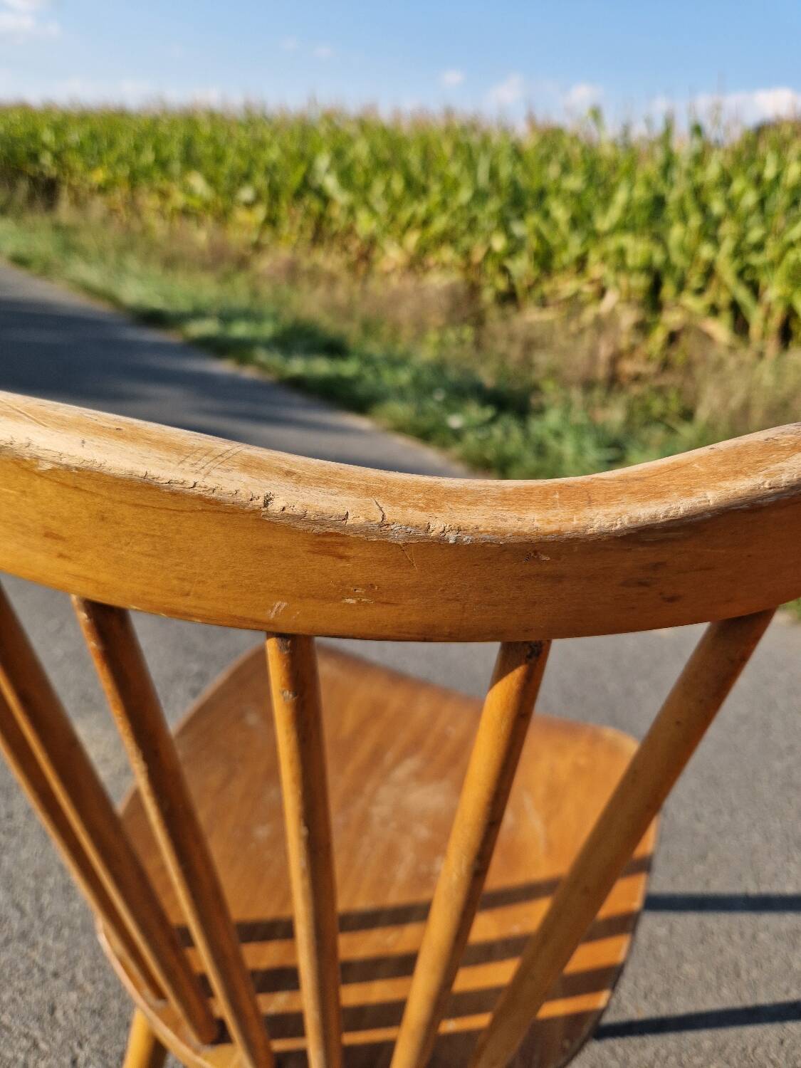 Set of 3 Baumann bistro chairs, Menuet model