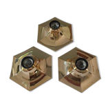 Set of three Italian Fosnova sconces - "Cloe"
