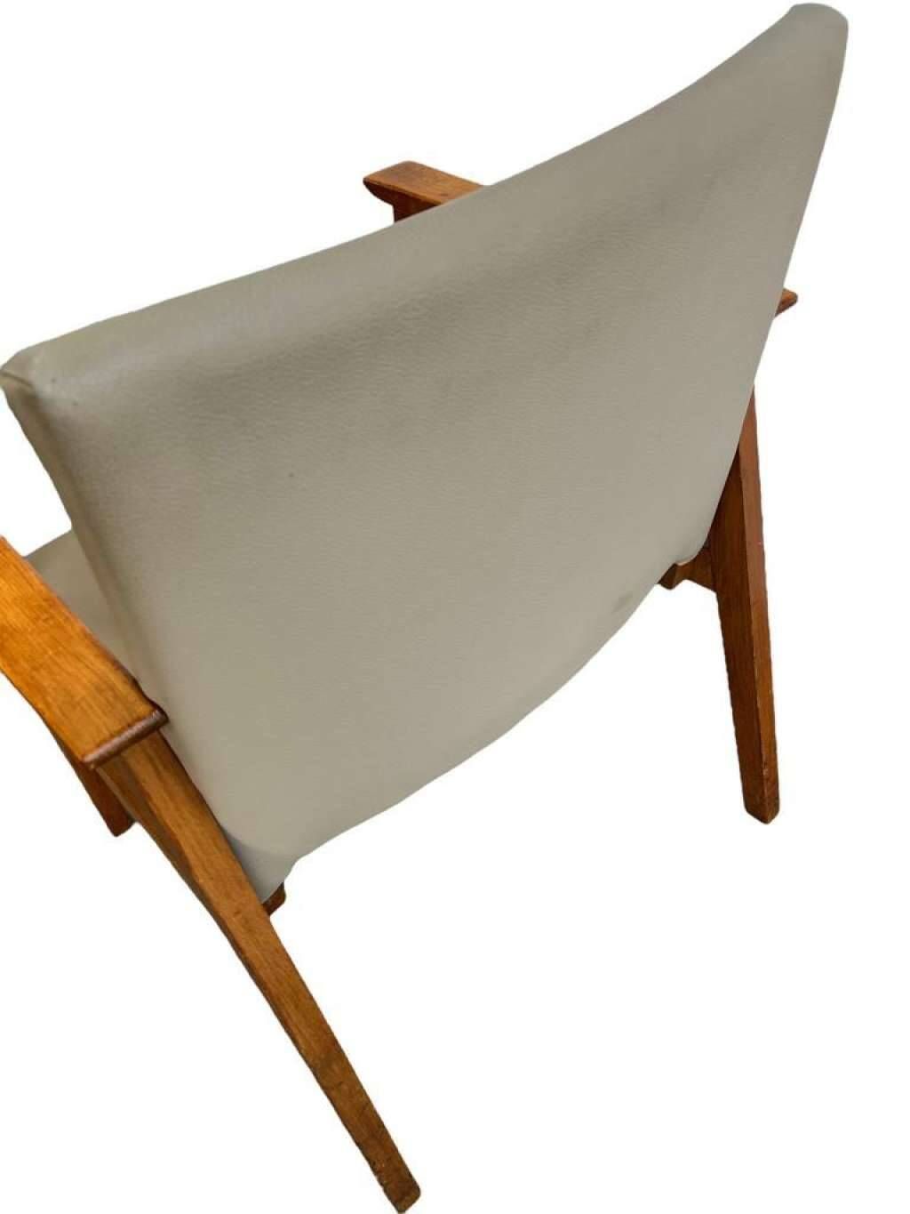 Suite de 2 fauteuils vintage / assises simples / assises club