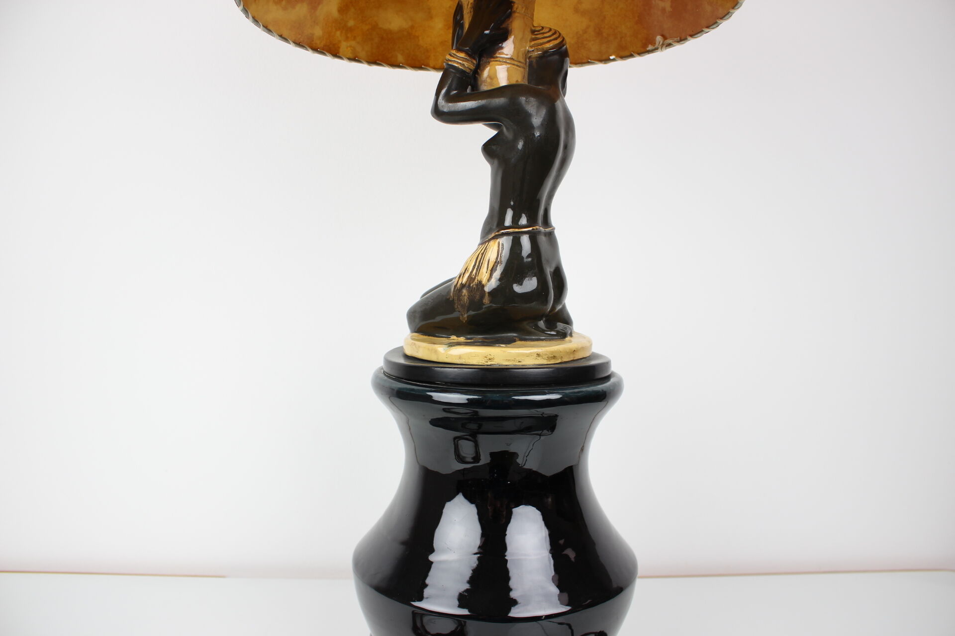 Art Deco lamp with loudspeaker, Stilton, 1930s, Czechoslovakia