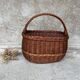 Vintage wicker basket