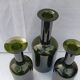 Set of 3 gulvase from october brauer for holmegaard