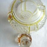 Baccarat perfume bottle, yellow eds and diamond tips