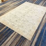 Handmade Floral Anatolian Turkish Rug