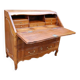 Bureau à pente d époque louis xv transition louis  xvi  en noyer du 18e s