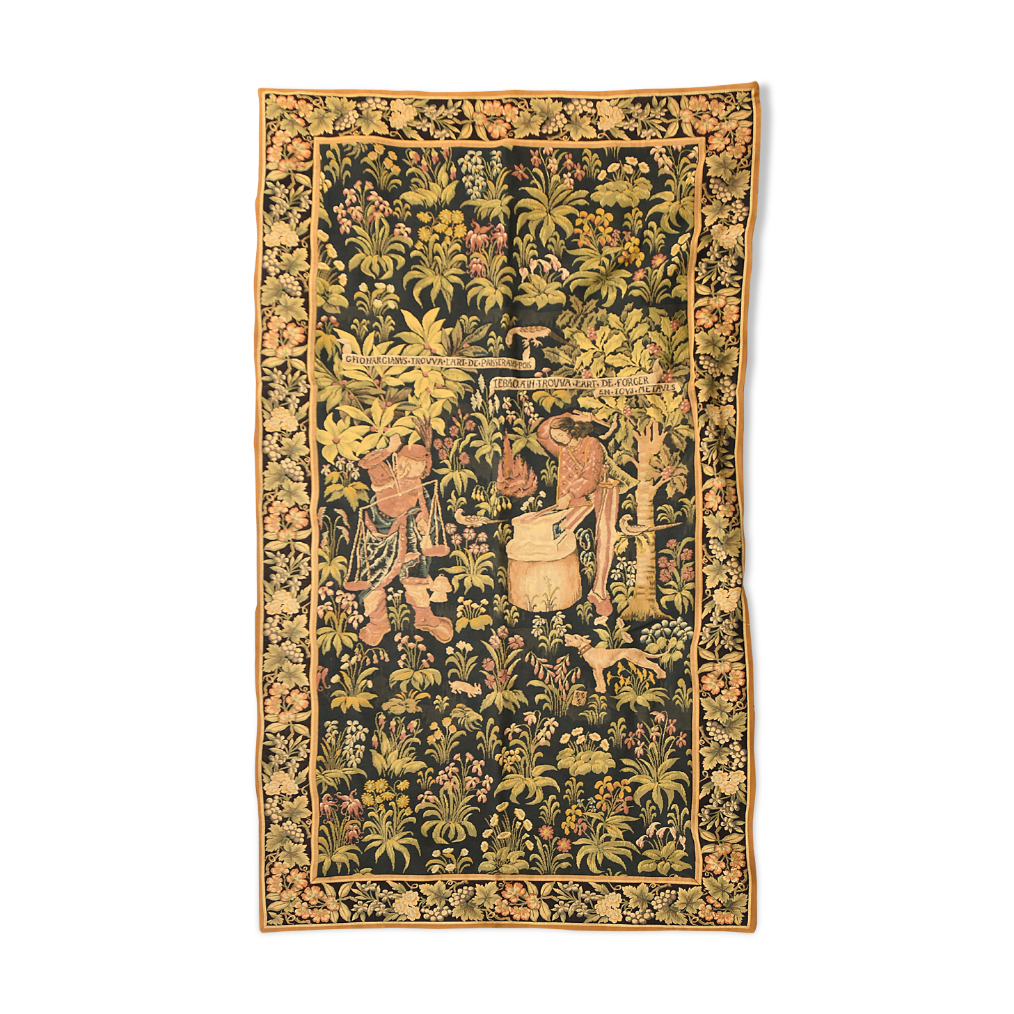 Tapestry Point d'Halluin - Tapestry Jules Pansu "The Art of Fire"