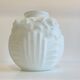Art Deco glass paste ball vase