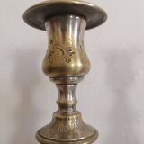 Old pair of Louis Philippe period candlesticks.