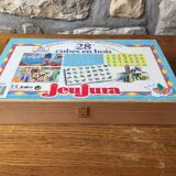 Educational game of 28 cubes of vintage wooden Jeujura