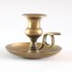 Gilded bronze candle holder