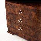 Art Deco chest of drawers, Poland, 1950s