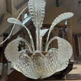 Lustre art déco barovier et toso, en verre de murano, années  1940