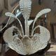 Art deco chandelier barovier et toso, made of murano glass, 1940s