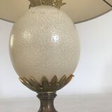 Ostrich egg lamp