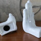 Pair of hands ceramic bookends 1970-80 Netherlands