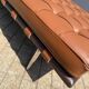 Knoll barcelona daybed mies van der rohe in cognac venezia leather, as new