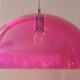 Rare "bubbles" suspension light by Martinelli Luce - 55 cm - rose