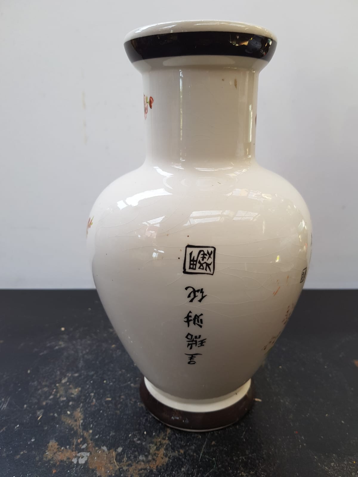 Ancient asian vase ceramic