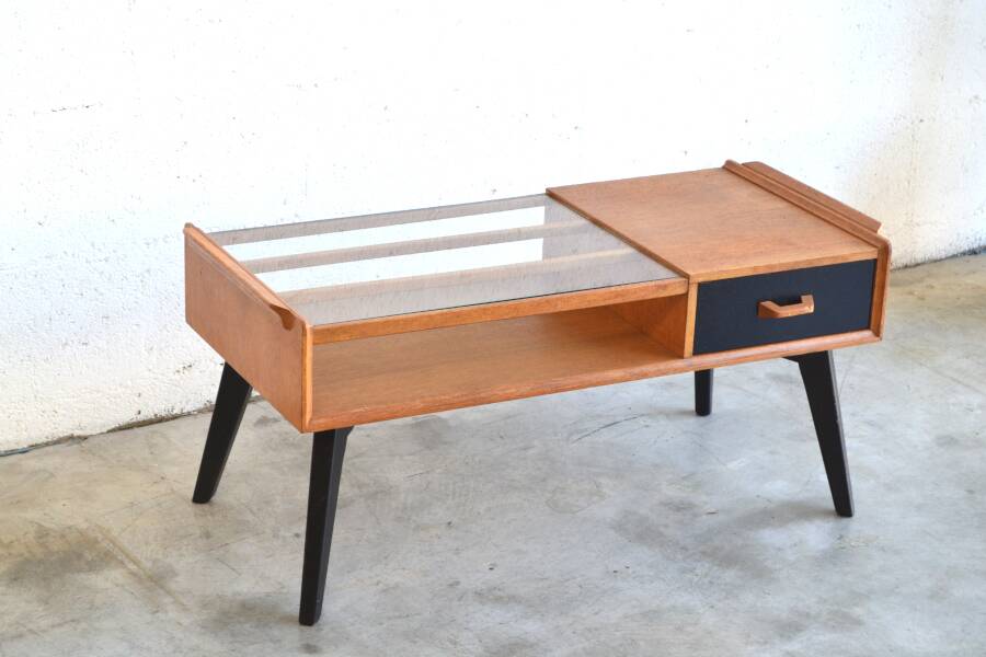 Table basse en chêne par G-plan * 88 cm