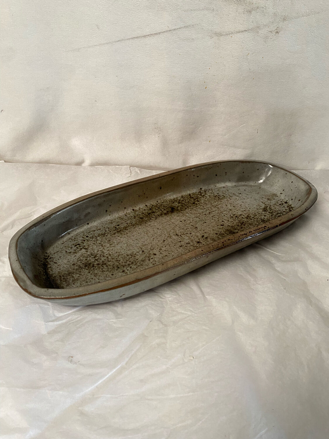 Vintage stoneware dish