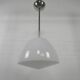 Old school lamp with large glass ball in opal glass, 1930s
