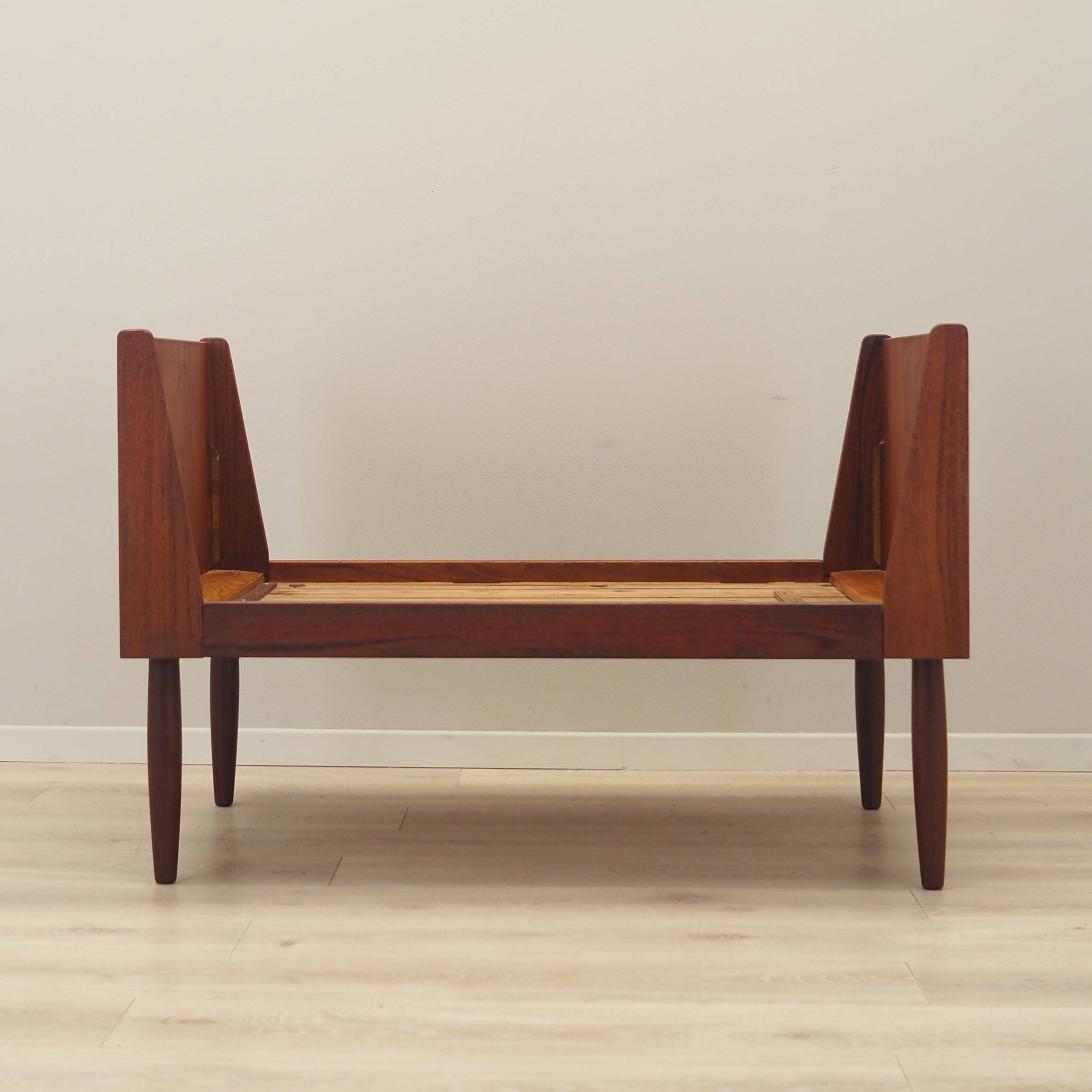 Teak bed, Danish design, 1970s, production: Denmark