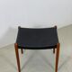 Danish teak ottoman by Niels Otto Møller, Model 80, 1960s