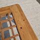 Vintage modernist coffee table in pine.