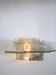 Poliarte ceiling light by Albano Poli in clear Murano glass.