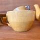 Ochre coffee set signed G. Platon Vallauris