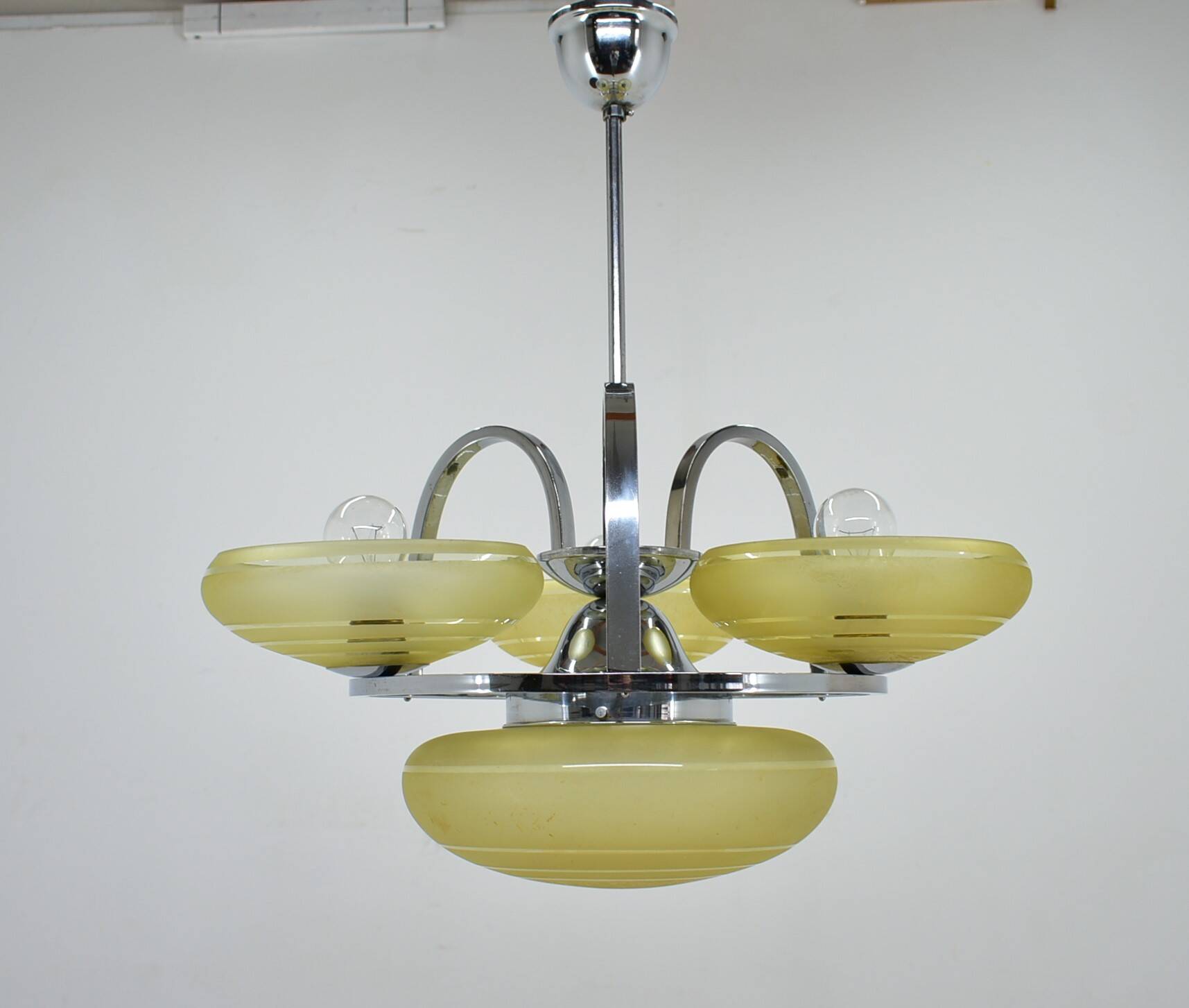 Art Deco Chandelier, Czechoslovakia , 1930s